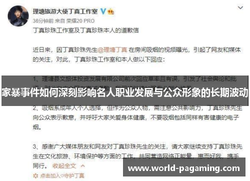 家暴事件如何深刻影响名人职业发展与公众形象的长期波动